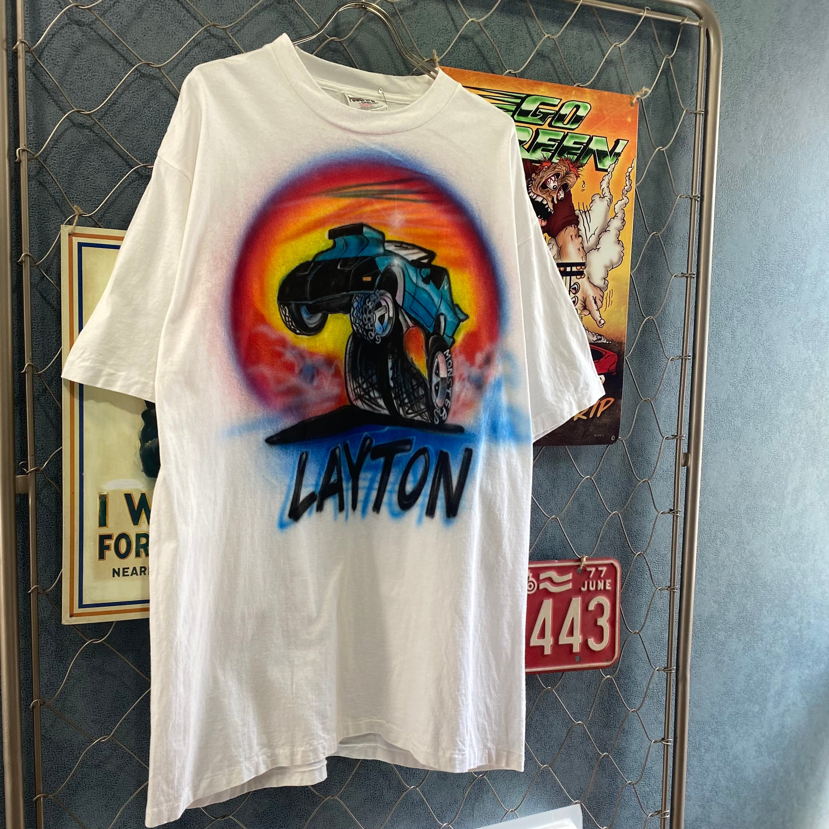 古着Tシャツ】アート 90's スプレーアートデザイン
