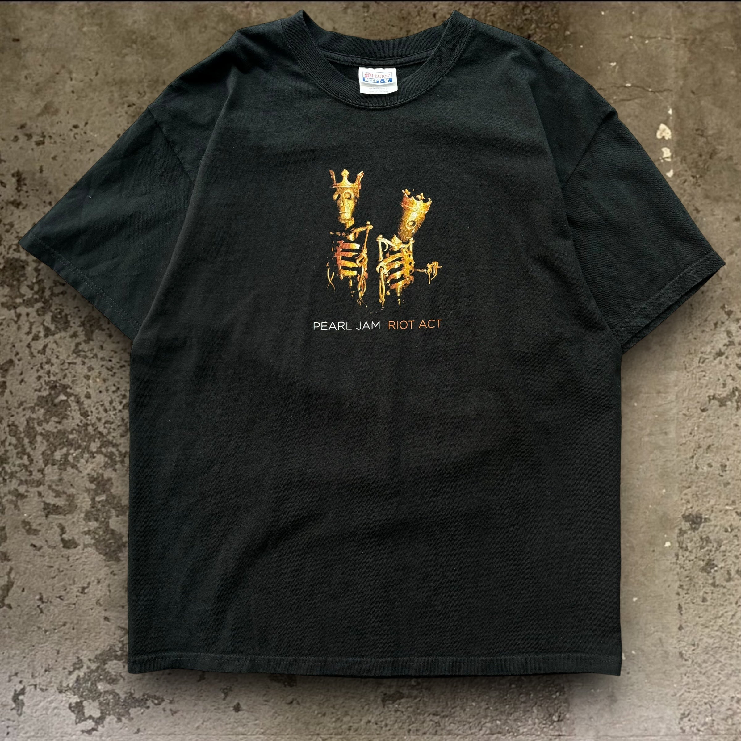 00s XL 古着 PEARL JAM Tシャツ RIOT ACT ANVIL 00s XL 古着 PEARL JAM Tシャツ RIOT ACT ANVIL