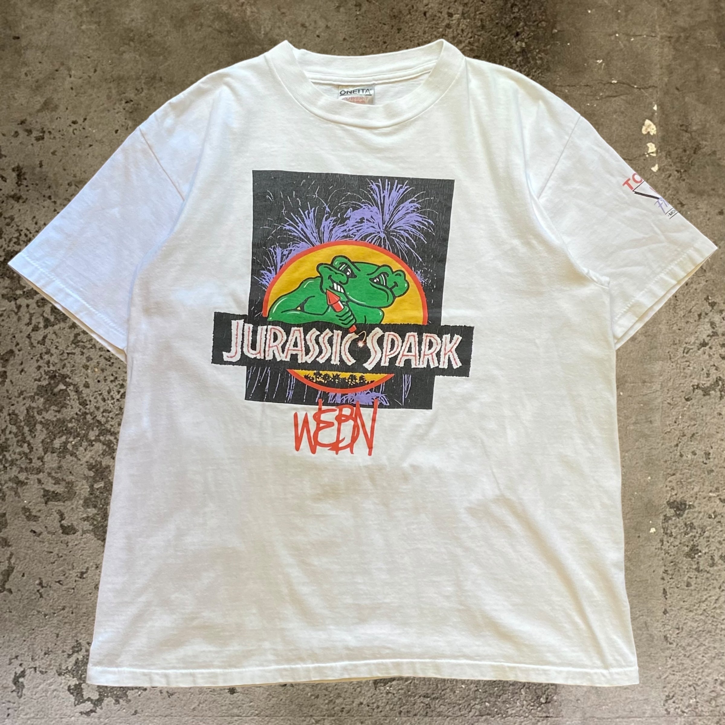 古着Tシャツ】企業 ONEITA 1993 TOYOTA WEBN FIREWORKS 
