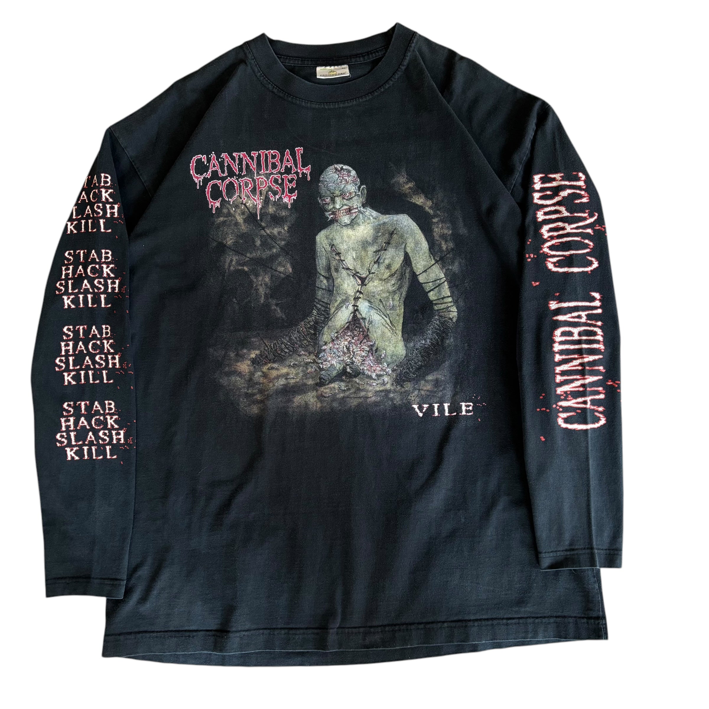 CANNIBAL CORPSE 古着 バンドTシャツ 黒 90年代 90s アメリカ製 カーニバルコープス バンT ミュージック