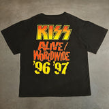 【古着Tシャツ】音楽 90s KISS "ALIVE  / WORLDWIDE TOUR 1996-1997"