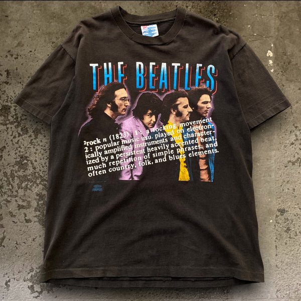 【古着Tシャツ】音楽 The Beatles "rock : popular music amplified instruments"