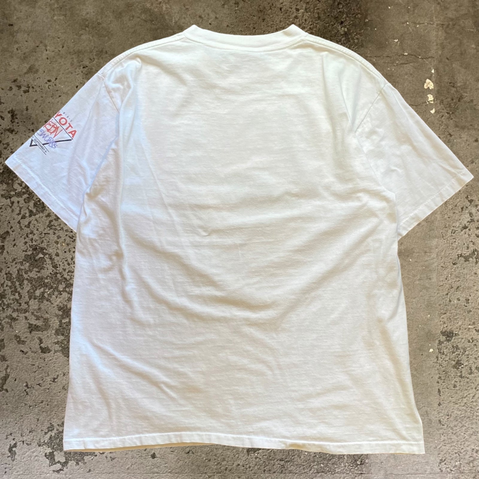 古着Tシャツ】企業 ONEITA 1993 TOYOTA WEBN FIREWORKS 