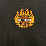 【古着Tシャツ】 Harley-Davidson "Emblem Fire logo"