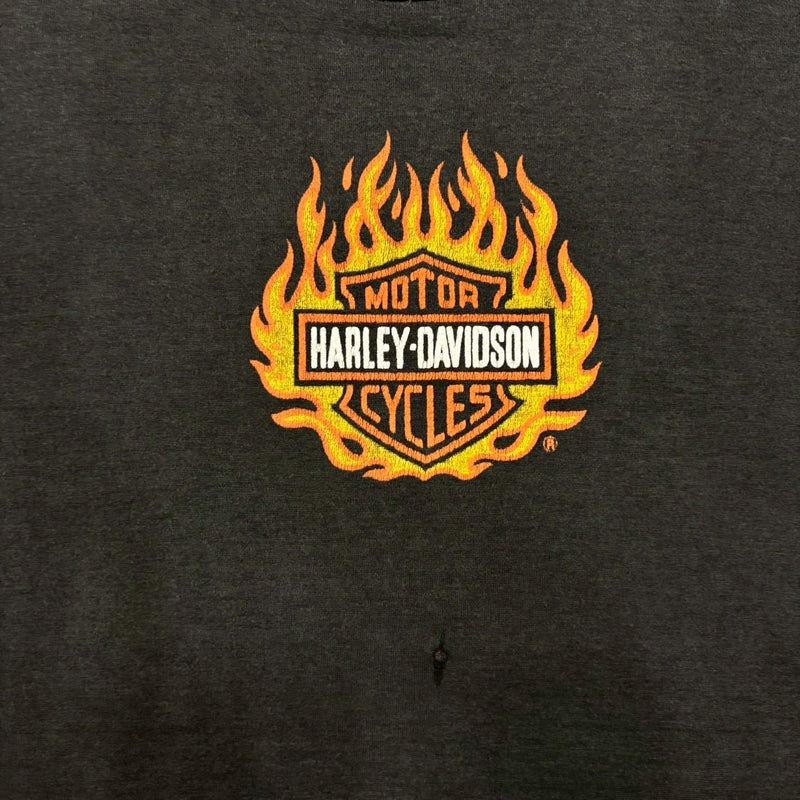 【古着Tシャツ】 Harley-Davidson "Emblem Fire logo"