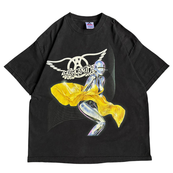 【古着Tシャツ】音楽 AEROSMITH "JUST PUSH PLAY TOUR" SORAYAMA