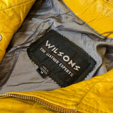 古着【WILSONS】マルチカラーデザインレザージャケット