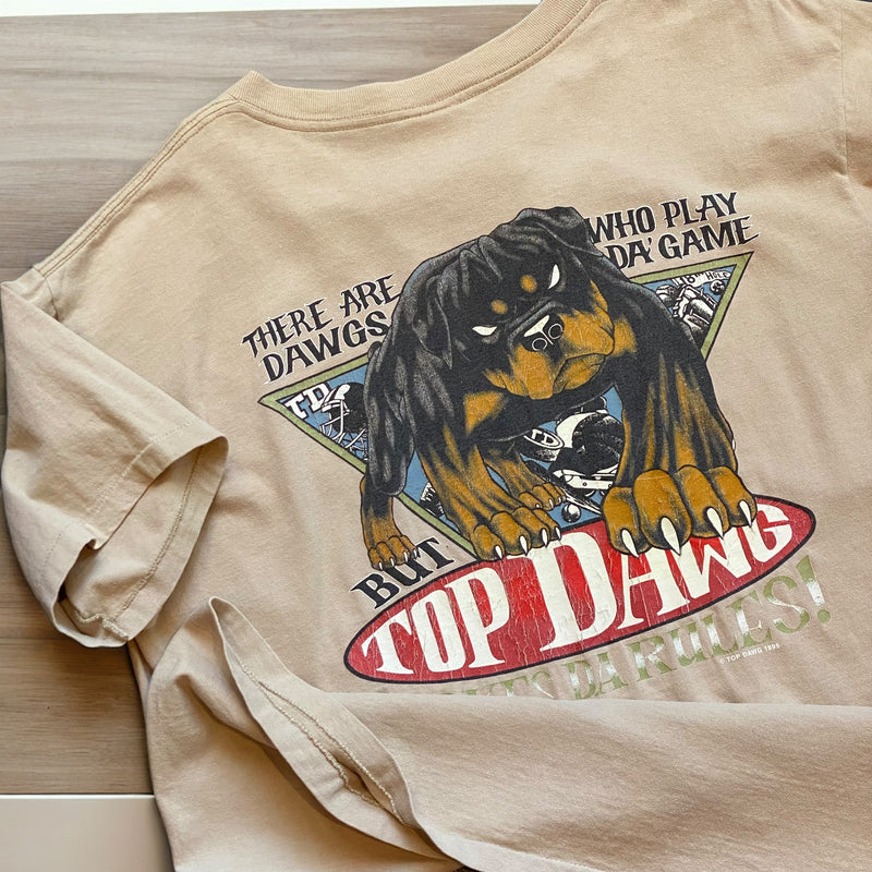 【古着Tシャツ】グッドレギュラー 90s TOP DAWG　1995 MAKE DA RULES!