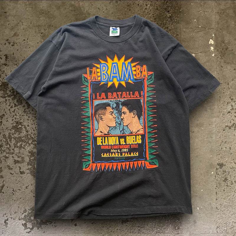 古着Tシャツ】スポーツ 90's LA BAMBA Oscar De La Hoya vs Rafael  Ruelas｜ヴィンテージ（古着）専門通販ショップ古着屋Yutori