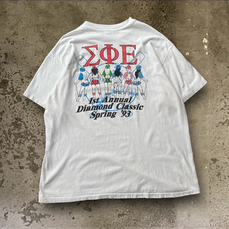 【古着Tシャツ】スポーツ 90s Hanes BEEFY-T　ΣΦΕ