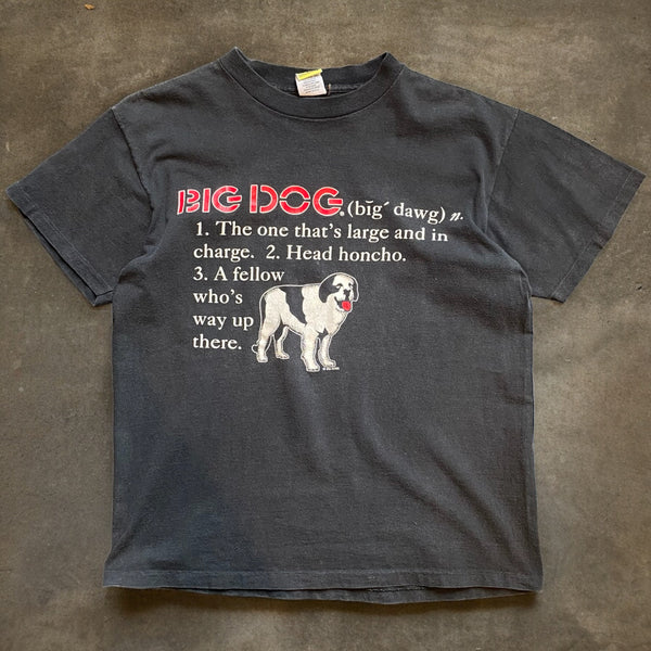 古着 90s【BIG DOGS】デザインTシャツ