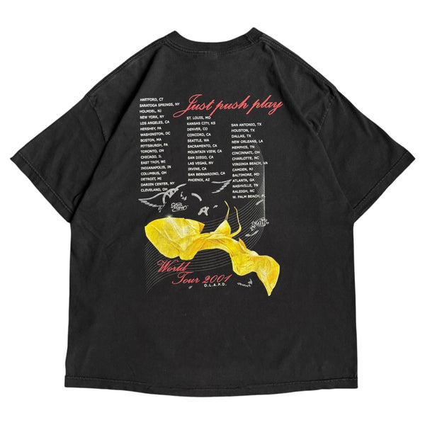 【古着Tシャツ】音楽 AEROSMITH "JUST PUSH PLAY TOUR" SORAYAMA