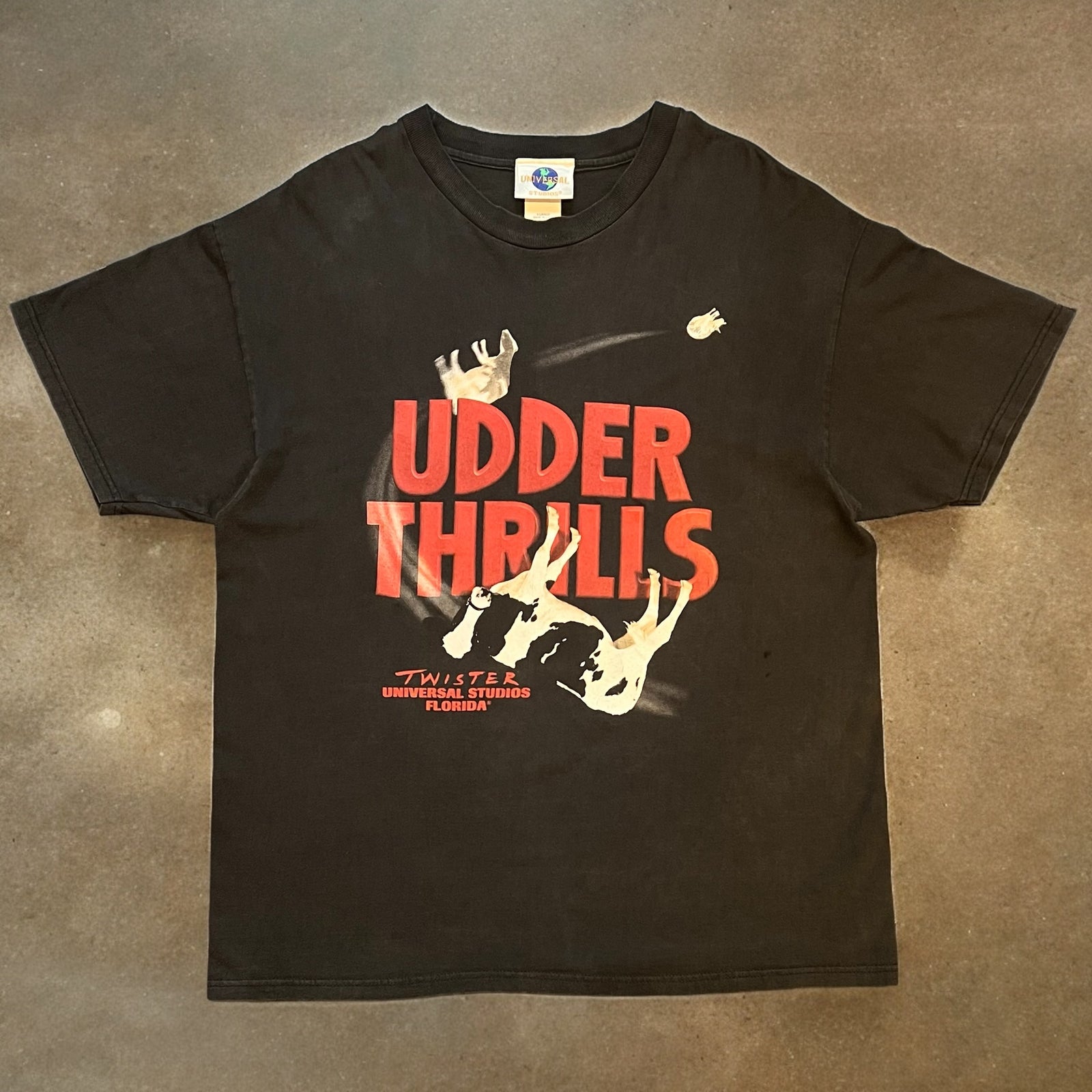 【古着Tシャツ】グッドレギュラー 90s UNIVERSAL STUDIOS TWISTER  attraction｜ヴィンテージ（古着）専門通販ショップ古着屋Yutori