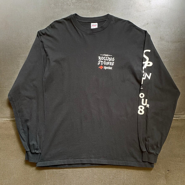 古着 90s【anvil】Rolling Stones 97/98 Sprint.tour L/S Tee