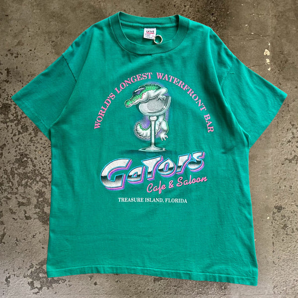古着90's【anvil】GATORS 企業T-shirt