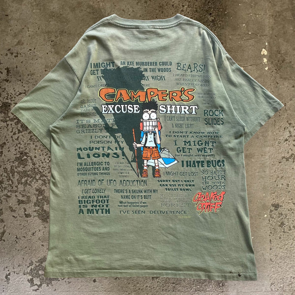 古着 90's【Changes】CAMPER'S EXCUSE SHIRT バックプリントTシャツ