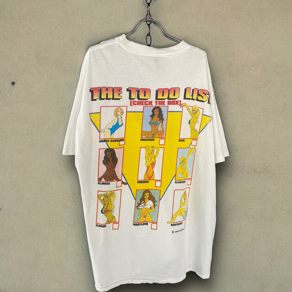 古着Tシャツ】グッドレギュラー 90s ONEITA POWER-T TO DO LIST