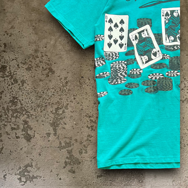 古着 90s【JERZEES】カジノデザインTシャツ