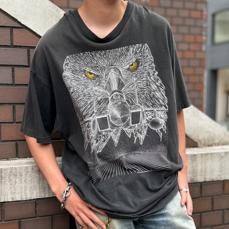 【古着Tシャツ】グッドレギュラー 90's F-15E graphic design T-shirt