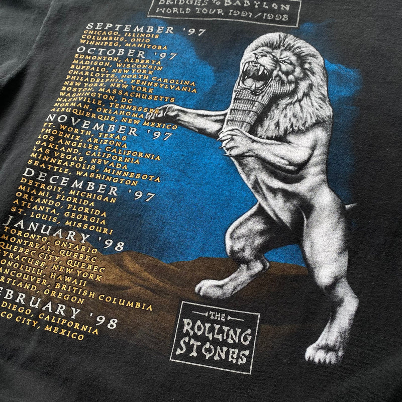 【古着Tシャツ】音楽 90s anvil  THE ROLLING STONES "BRIDGES TO BABYLON"