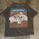 【古着Tシャツ】グッドレギュラー 90s BLACK BARD "HMMWV"