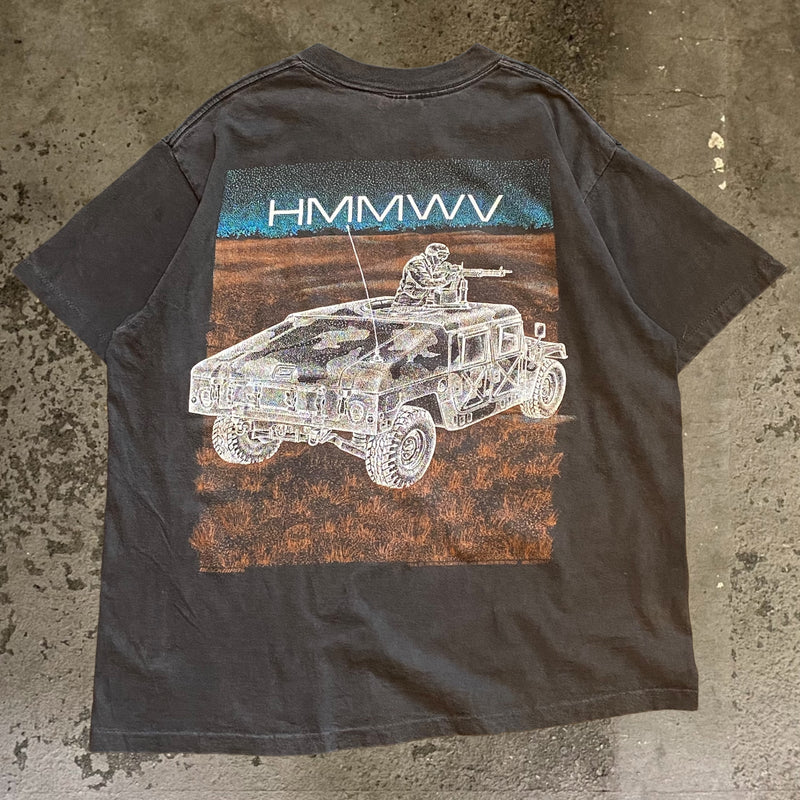 【古着Tシャツ】グッドレギュラー 90s BLACK BARD "HMMWV"