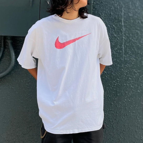 NIKE インテル　古着　Tシャツ　1999年　オールドナイキ vintage 90's NIKE ''P.L.A.Y.'' 両面プリントTシャツ 表記(L) USA製