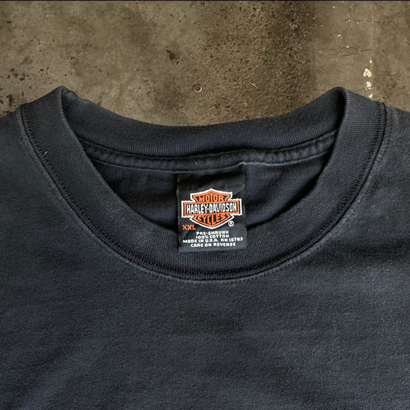 【古着Tシャツ】企業 00' Harley-Davidson 刺繍デザインアイテム