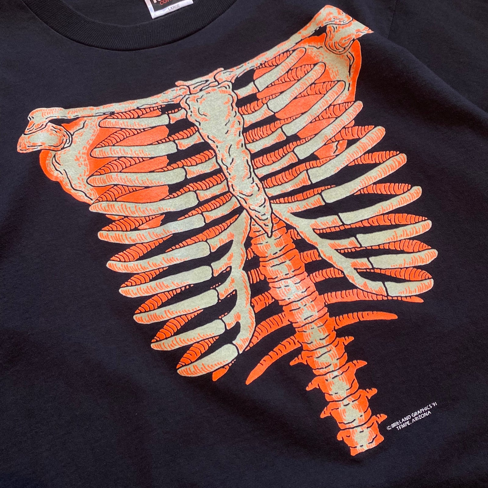 トップス 90s \"BRIELAND GRAPHICS\" SIZE:XL Vintage VTG Brieland Graphics '90 Arizona Purple Shirt Single