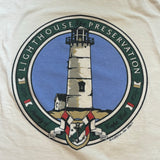 【古着Tシャツ】グッドレギュラー  90s ONEITA LIGHTHHOUSE PRESERVATION