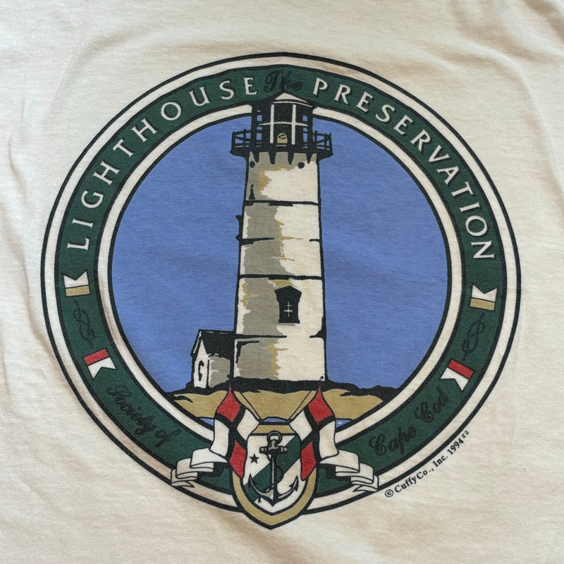 【古着Tシャツ】グッドレギュラー  90s ONEITA LIGHTHHOUSE PRESERVATION