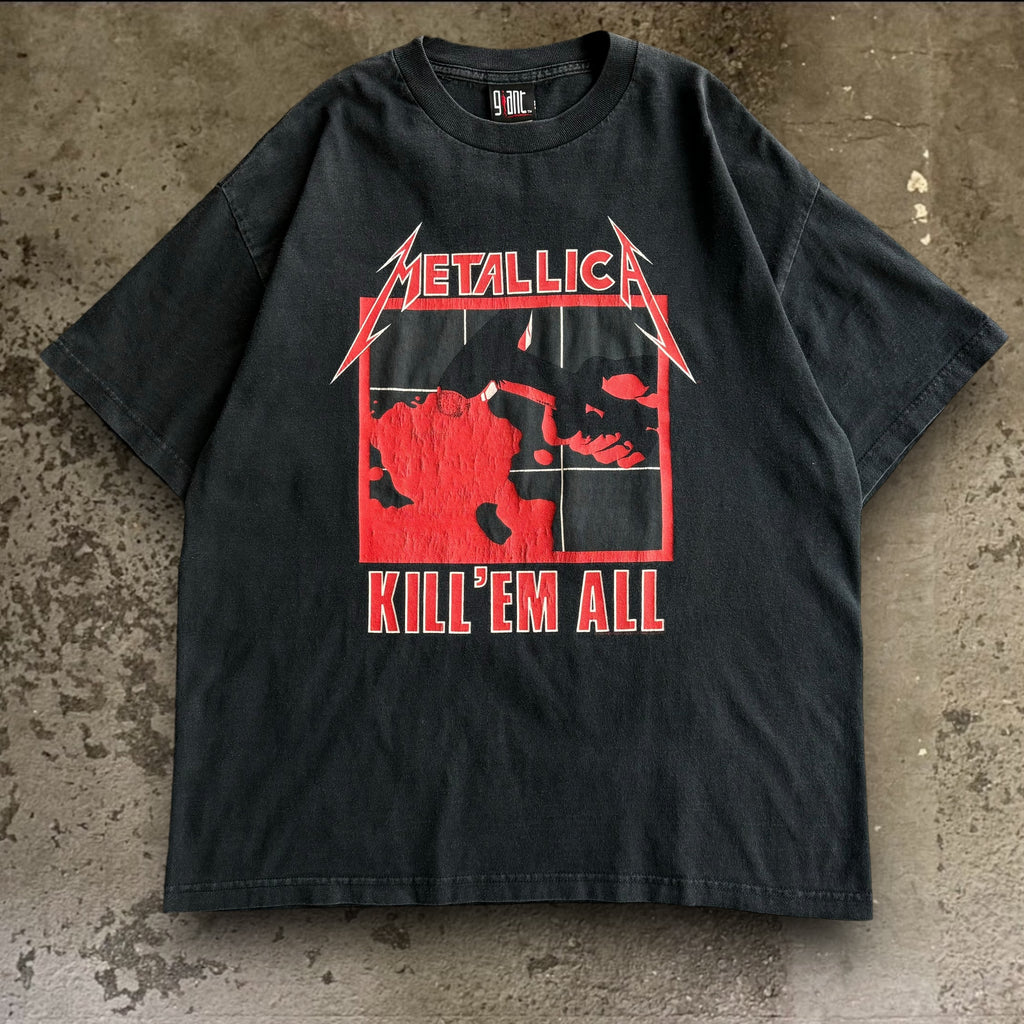 【希少】LLICA KILL 'EM ALL バンT 1983年 希少】LLICA KILL 'EM ALL バンT 1983年 古着–METALLICA