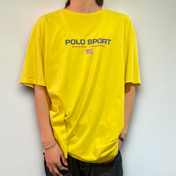 古着【polo sport】 ブランドロゴシャツ