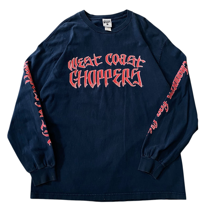 【古着Tシャツ】 企業 West Coast Choppers "NAVY"