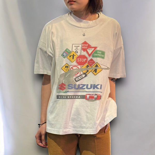 古着【screen stars】SUZUKI デザインTシャツ