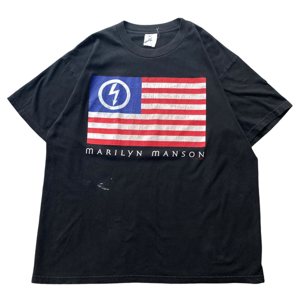 【古着Tシャツ】音楽 MARILYN MANSON "AMERICAN FLAG"