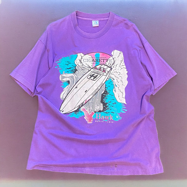 【古着Tシャツ】グッドレギュラー  90s CIGARETTE RACING TEAM