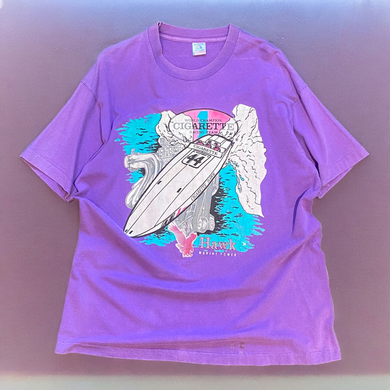 【古着Tシャツ】グッドレギュラー  90s CIGARETTE RACING TEAM