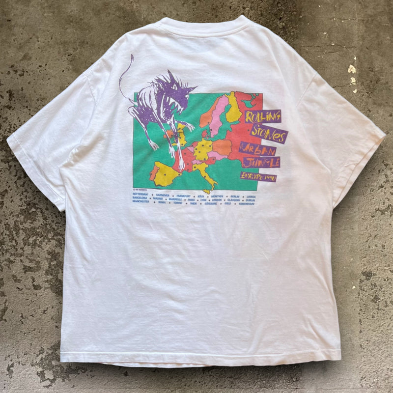 【古着Tシャツ】音楽 90s ROLLING STONES "URBAN JUNGLE EUROPE TOUR"