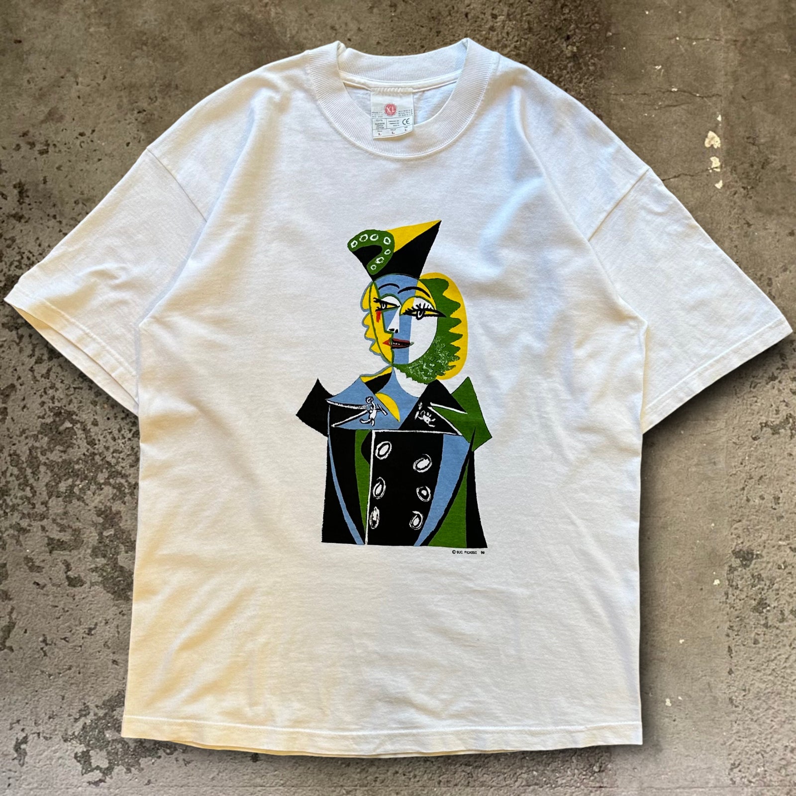 古着 90s アート PABLO ヴィンテージ Tシャツ USA 745 古着 90s アート PABLO ヴィンテージ Tシャツ USA 745