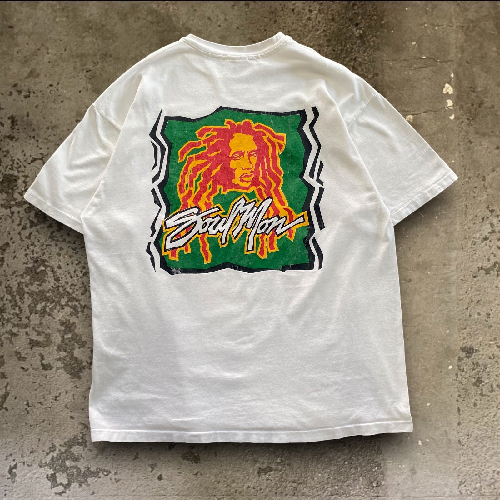 70年代~BOBMARLEYボブマーリーTシャツ★ヴィンテージ古着女子 古着Tシャツ】音楽 90's Bob Marley