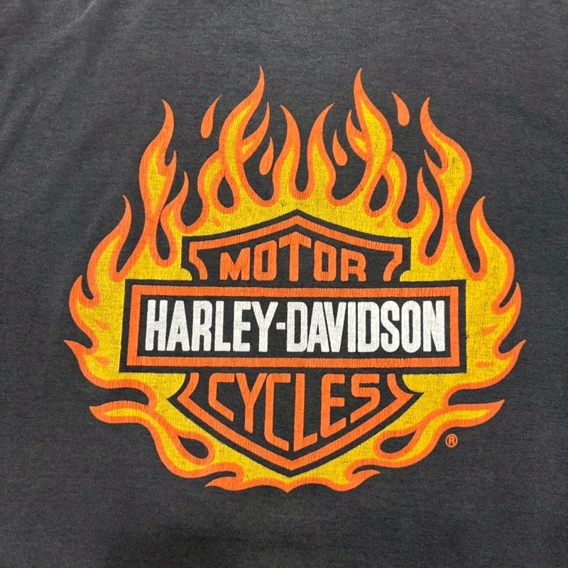 【古着Tシャツ】 Harley-Davidson "Emblem Fire logo"
