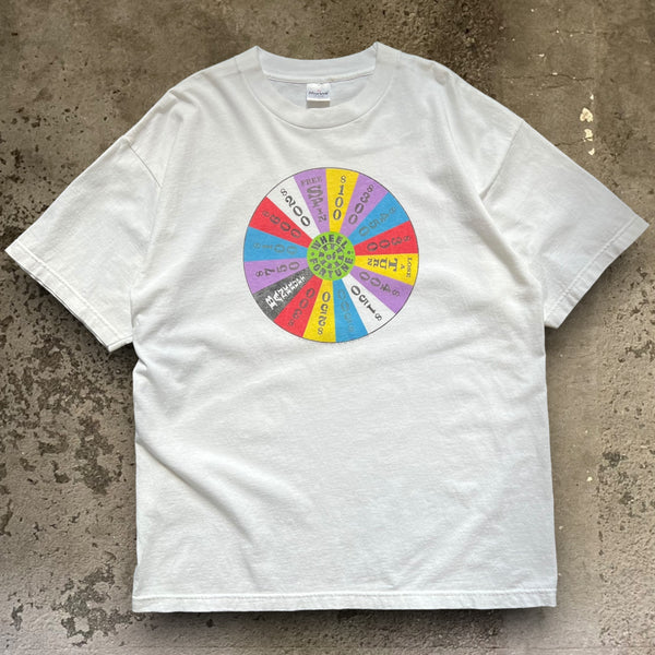 古着 90's【Murina】wheel fortune プリントtシャツ