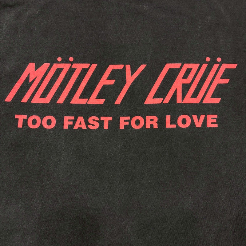 【古着Tシャツ】音楽 Mötley Crüe "Too Fast for Love"