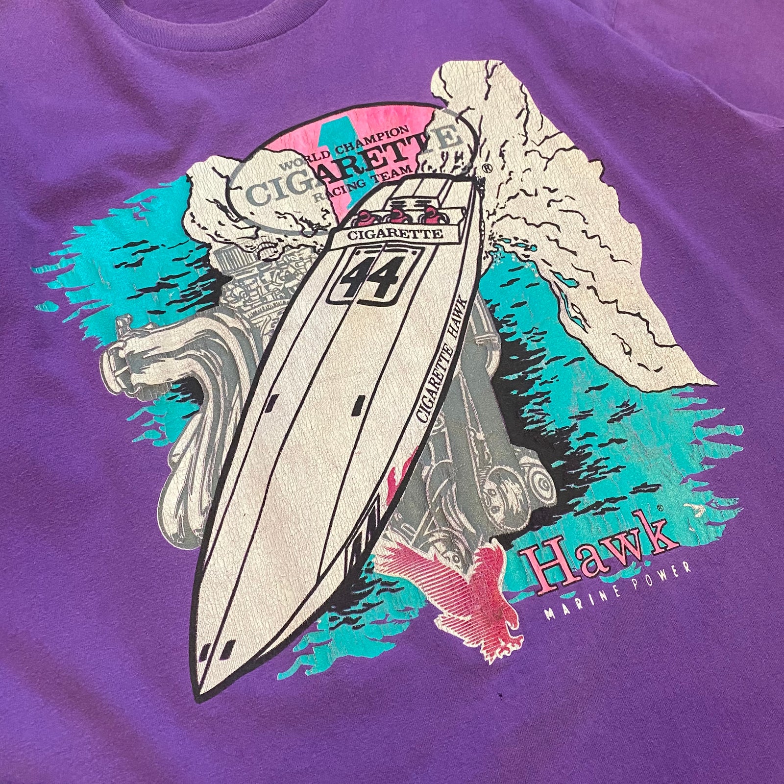 古着Tシャツ】グッドレギュラー 90s CIGARETTE RACING TEAM 
