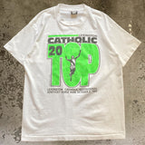 【古着Tシャツ】カレッジ 90s SCREEN STARS "CATHOLIC TOP20"