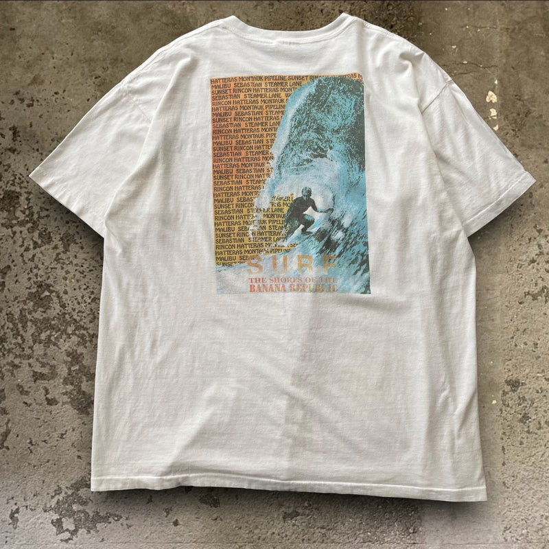 【古着Tシャツ】企業 90s BANANA REPUBLIC SURF