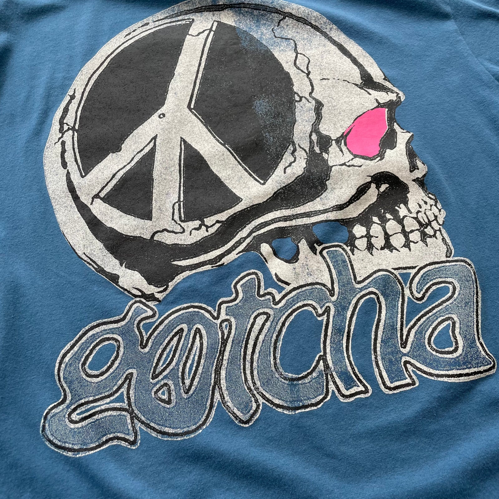 古着Tシャツ】企業 90's GOTCHA Skull Design T-shirt｜ヴィンテージ