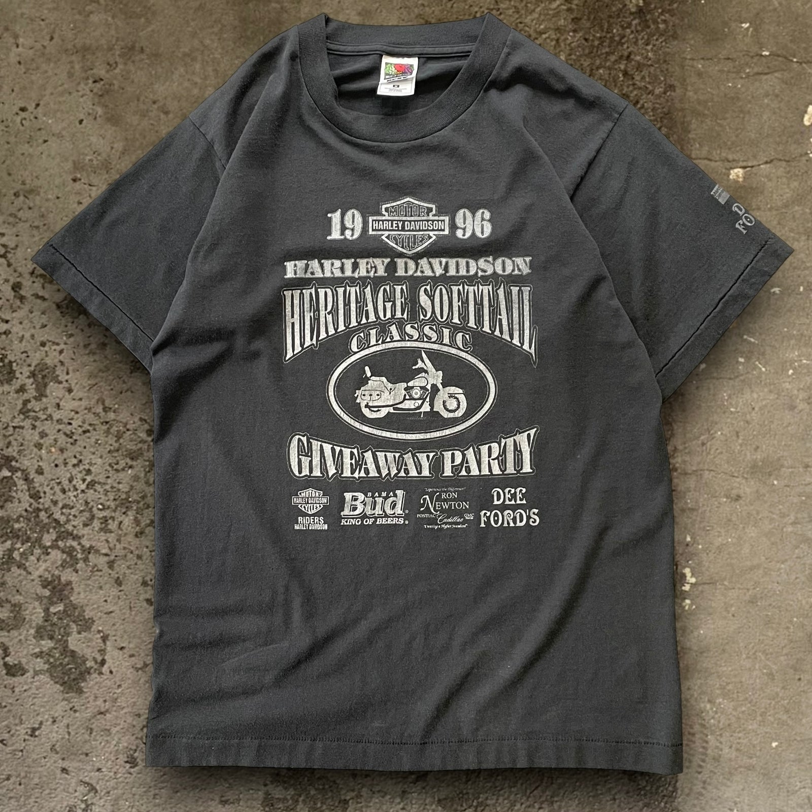 古着 90s HARLEY DAVIDSON エミュー NEW ZEALAND Tシャツ L 古着