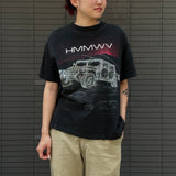 【古着Tシャツ】グッドレギュラー 90s BLACK BARD "HMMWV"